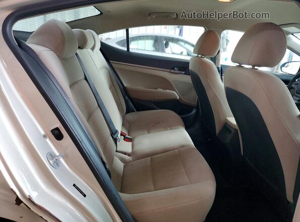 5NPD74LF6HH117200 2017 HYUNDAI ELANTRA Beige Rear seats view