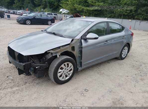 5NPD74LF6HH126334 2017 HYUNDAI ELANTRA Silver Առջևի ձախ երեք քառորդ տեսարան