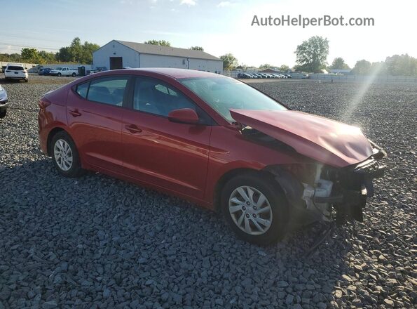 5NPD74LF6HH132862 2017 HYUNDAI ELANTRA Burgundy Հետևի տեսք
