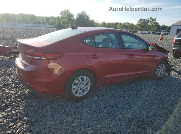 5NPD74LF6HH132862 2017 HYUNDAI ELANTRA Burgundy Դիմացի տեսք