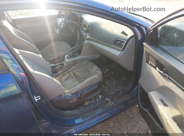 5NPD74LF6HH148009 2017 HYUNDAI ELANTRA Blue Սալոնի դիմացի տեսք