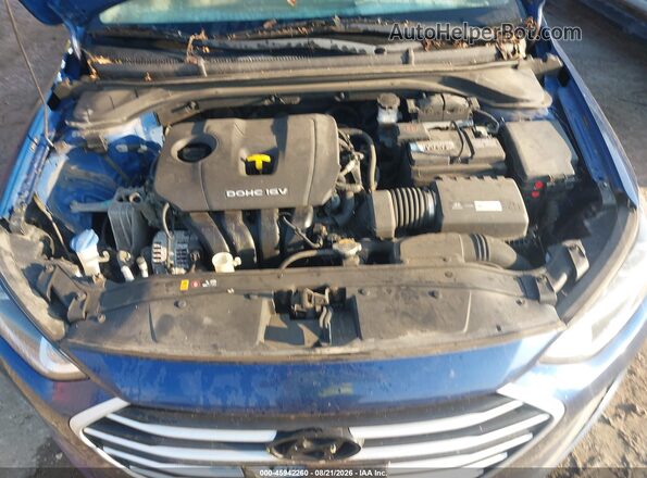 5NPD74LF6HH148009 2017 HYUNDAI ELANTRA Blue Հետևի տեսք