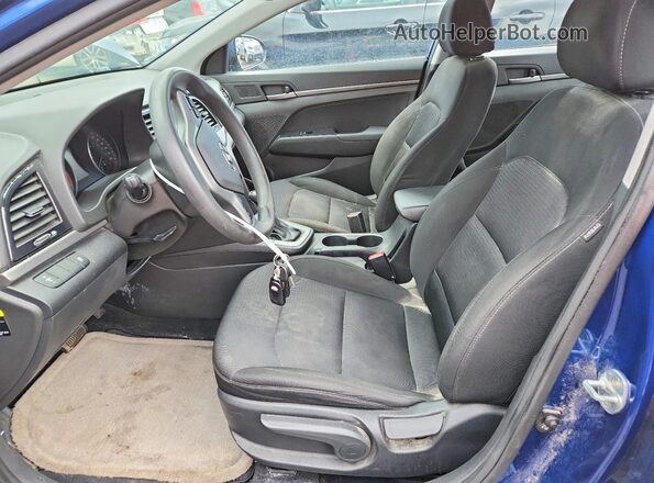 5NPD74LF6HH160127 2017 HYUNDAI ELANTRA Blue Սալոնի դիմացի տեսք