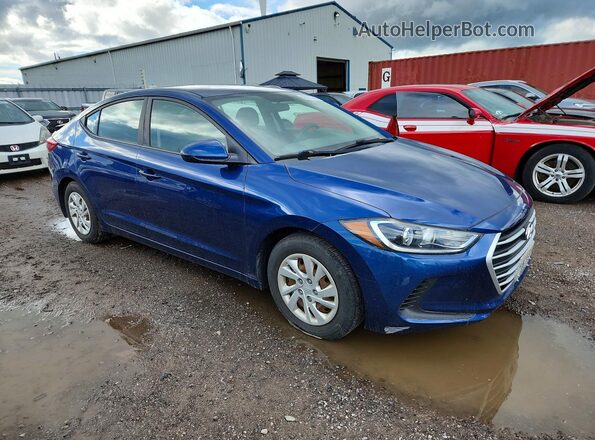 5NPD74LF6HH160127 2017 HYUNDAI ELANTRA Blue Առջևի աջ