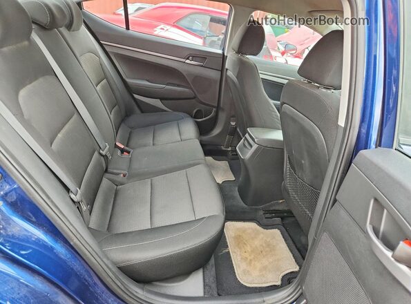 5NPD74LF6HH160127 2017 HYUNDAI ELANTRA Blue Հետևի նստատեղերի տեսք