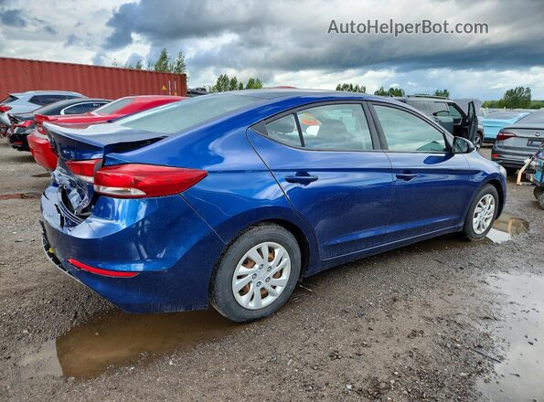 5NPD74LF6HH160127 2017 HYUNDAI ELANTRA Blue Հետևի աջ