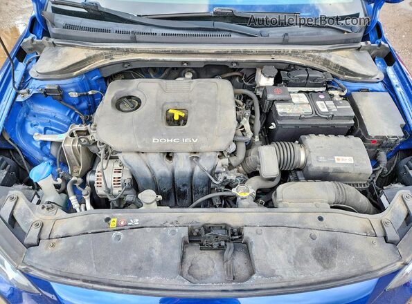 5NPD74LF6HH160127 2017 HYUNDAI ELANTRA Blue Սալոնի հետևի տեսք