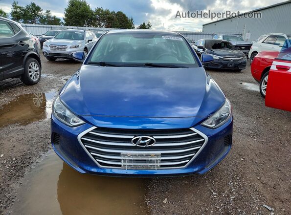 5NPD74LF6HH160127 2017 HYUNDAI ELANTRA Blue Դիմացի տեսք