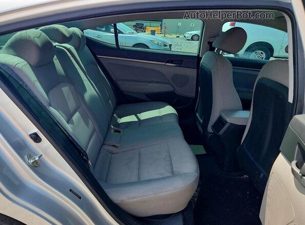 5NPD74LF6HH172794 2017 HYUNDAI ELANTRA Silver Vista de los asientos traseros