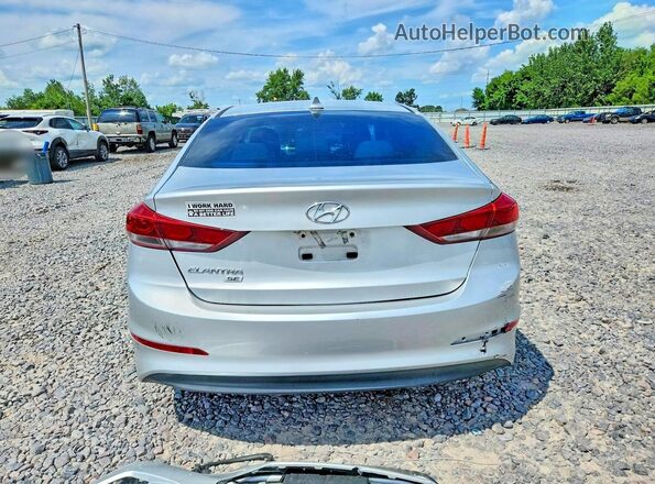 5NPD74LF6HH172794 2017 HYUNDAI ELANTRA Silver Vista trasera