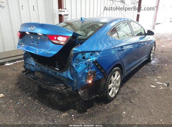 5NPD74LF6HH184590 2017 HYUNDAI ELANTRA Blue Rear right