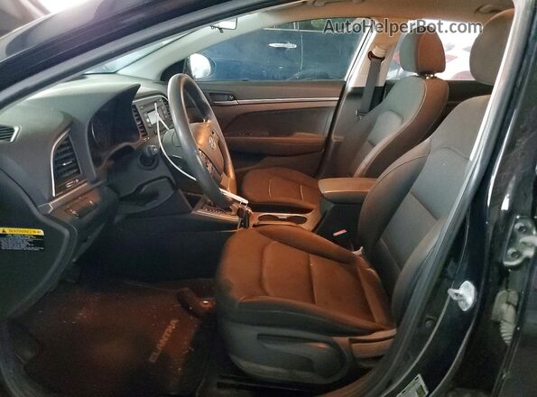 5NPD74LF6JH336325 2018 HYUNDAI ELANTRA Black Front interior view