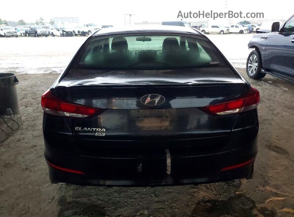 5NPD74LF6JH336325 2018 HYUNDAI ELANTRA Black Rear view