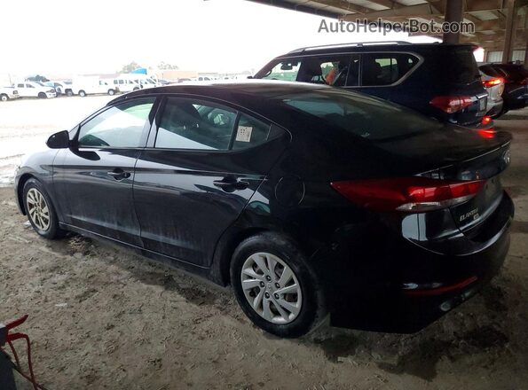 5NPD74LF6JH336325 2018 HYUNDAI ELANTRA Black Rear left