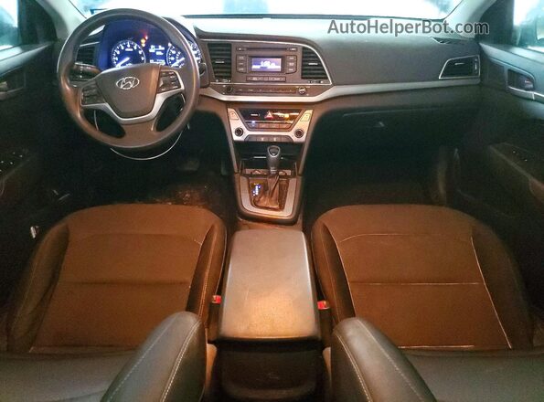 5NPD74LF6JH336325 2018 HYUNDAI ELANTRA Black Dashboard view