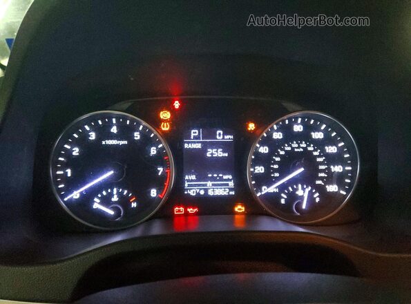 5NPD74LF6JH336325 2018 HYUNDAI ELANTRA Black Instrument cluster view