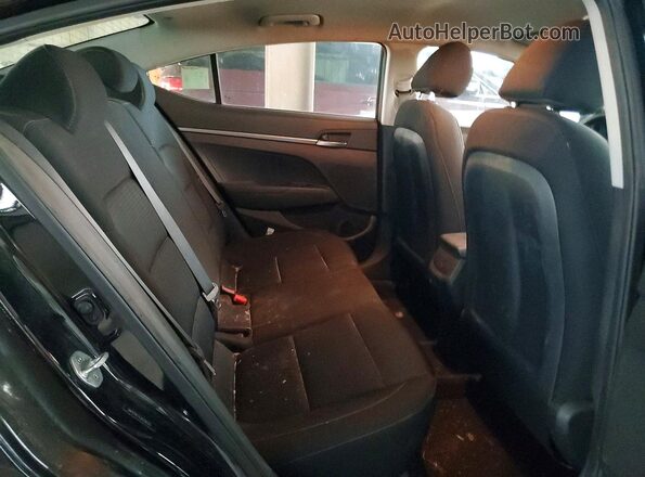 5NPD74LF6JH336325 2018 HYUNDAI ELANTRA Black Rear seats view