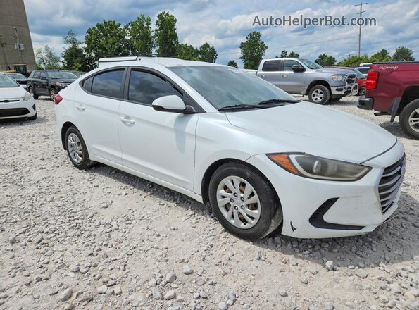 5NPD74LF6JH347020 2018 HYUNDAI ELANTRA White წინა მარჯვენა