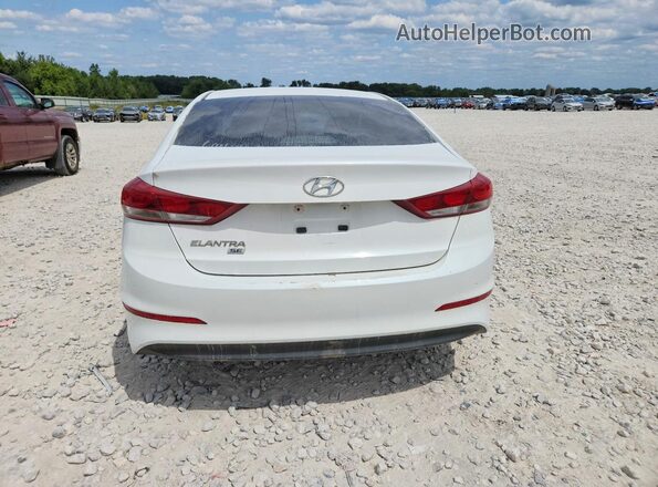 5NPD74LF6JH347020 2018 HYUNDAI ELANTRA White უკანა ხედი