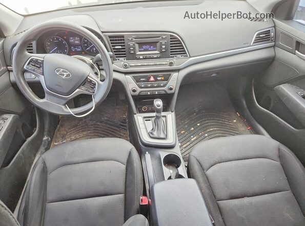 5NPD74LF6JH347020 2018 HYUNDAI ELANTRA White წინა პანელის ხედი