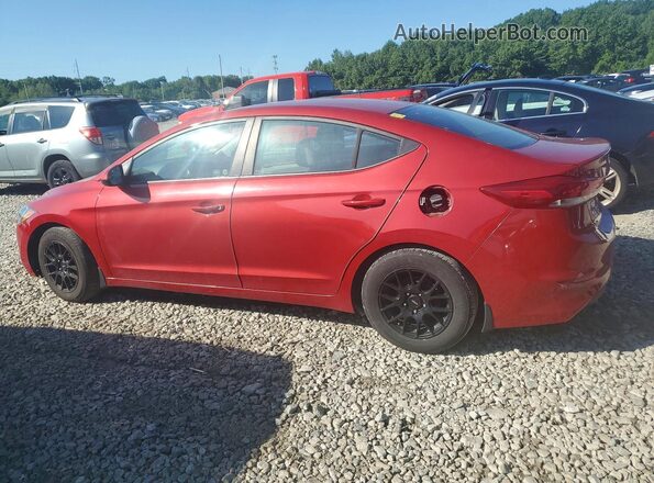 5NPD74LF6JH349639 2018 HYUNDAI ELANTRA Red Tył lewy