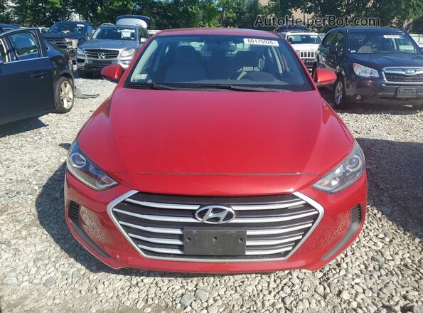 5NPD74LF6JH349639 2018 HYUNDAI ELANTRA Red Widok z przodu