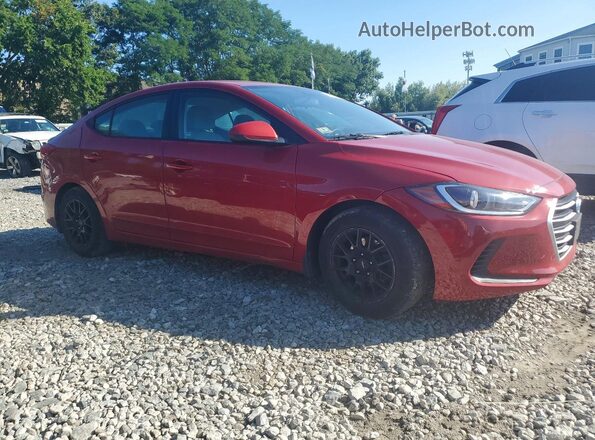 5NPD74LF6JH349639 2018 HYUNDAI ELANTRA Red Przód prawy