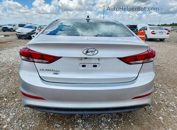 5NPD74LF6JH377389 2018 HYUNDAI ELANTRA Silver Вид ззаду