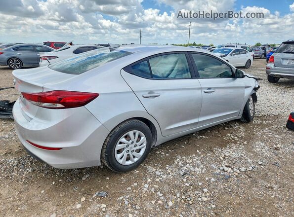 5NPD74LF6JH377389 2018 HYUNDAI ELANTRA Silver Задня права чверть