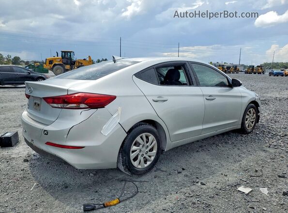 5NPD74LF6JH403103 2018 HYUNDAI ELANTRA Серебряный Задняя правая четверть