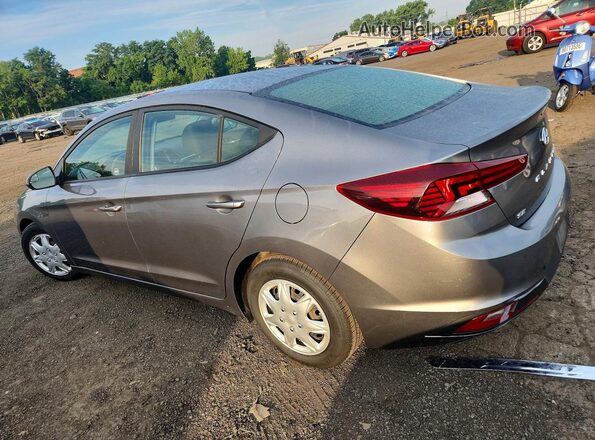 5NPD74LF6KH420761 2019 HYUNDAI ELANTRA Gray Rear left
