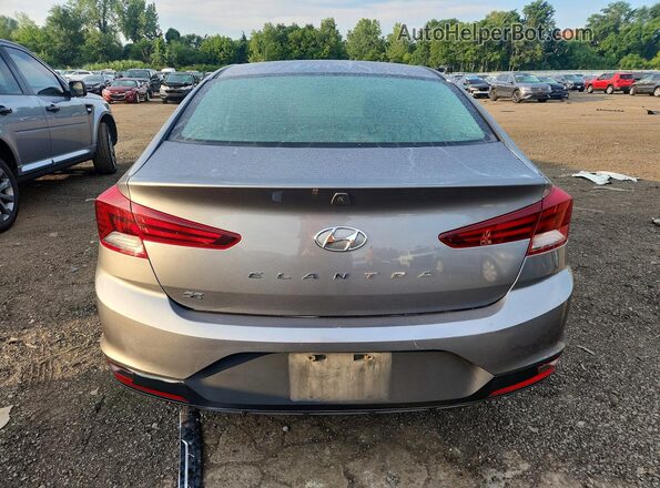 5NPD74LF6KH420761 2019 HYUNDAI ELANTRA Gray Rear view