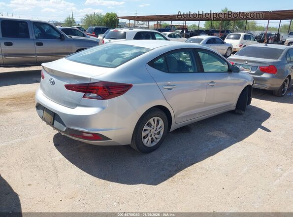 5NPD74LF6KH429685 2019 HYUNDAI ELANTRA Silver Հետևի աջ