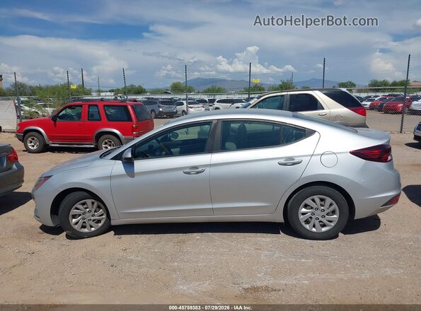 5NPD74LF6KH429685 2019 HYUNDAI ELANTRA Silver Սալոնի 360 աստիճան տեսք