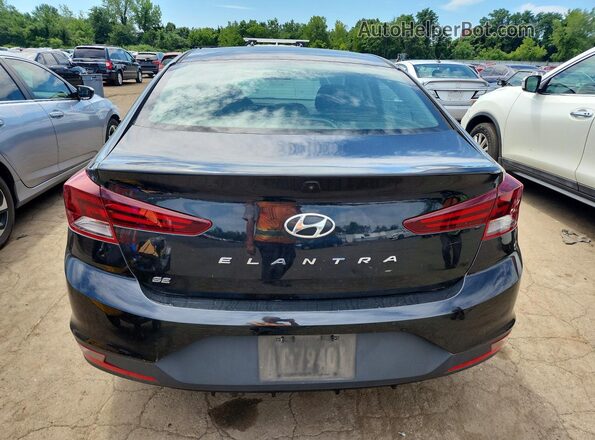 5NPD74LF6KH438368 2019 HYUNDAI ELANTRA Black Widok z tyłu