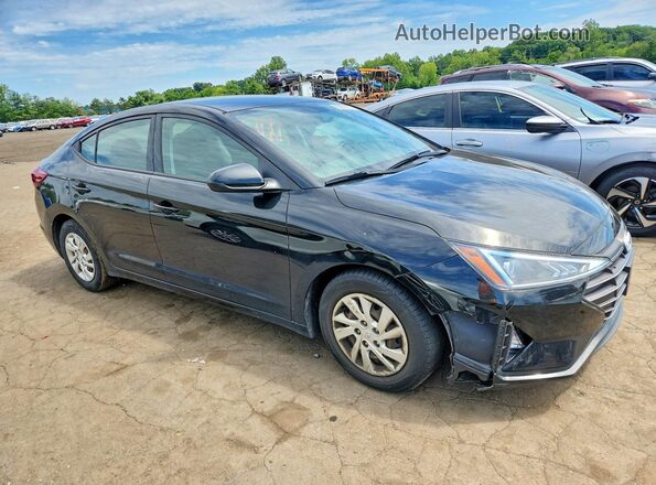 5NPD74LF6KH438368 2019 HYUNDAI ELANTRA Black Przód prawy