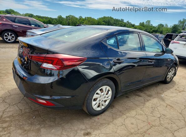 5NPD74LF6KH438368 2019 HYUNDAI ELANTRA Black Tył prawy