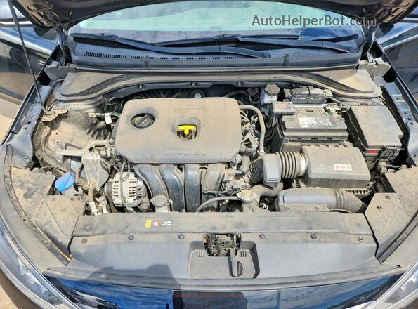 5NPD74LF6KH438368 2019 HYUNDAI ELANTRA Black Widok wnętrza z tyłu