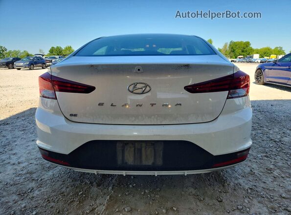 5NPD74LF6KH464355 2019 HYUNDAI ELANTRA White Vista trasera