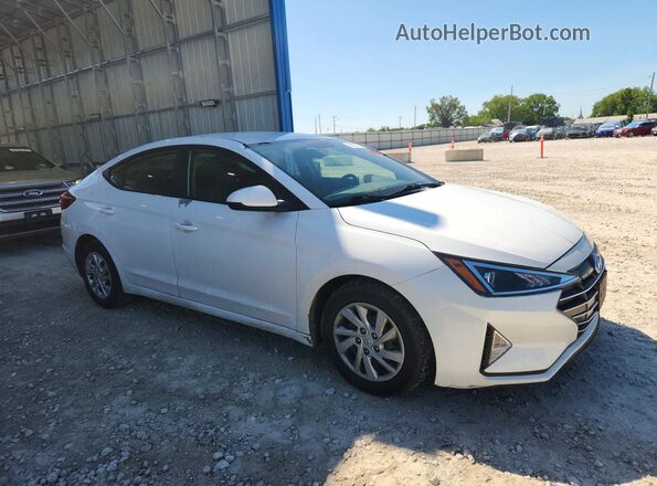 5NPD74LF6KH464355 2019 HYUNDAI ELANTRA White Delantero derecho