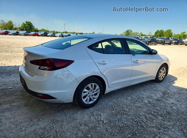 5NPD74LF6KH464355 2019 HYUNDAI ELANTRA White Trasero derecho