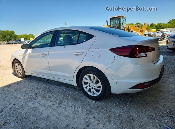 5NPD74LF6KH464355 2019 HYUNDAI ELANTRA White Trasero izquierdo