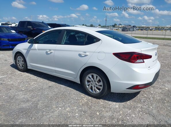 5NPD74LF6KH481429 2019 HYUNDAI ELANTRA White უკანა მარცხენა