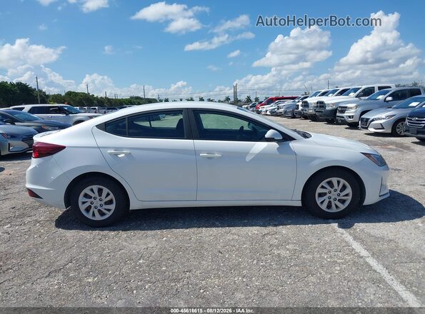 5NPD74LF6KH481429 2019 HYUNDAI ELANTRA White უკანა სალონის ხედი
