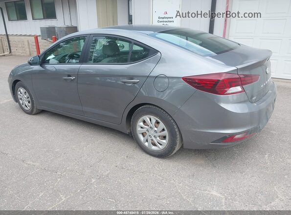5NPD74LF6KH491877 2019 HYUNDAI ELANTRA Gray Հետևի ձախ