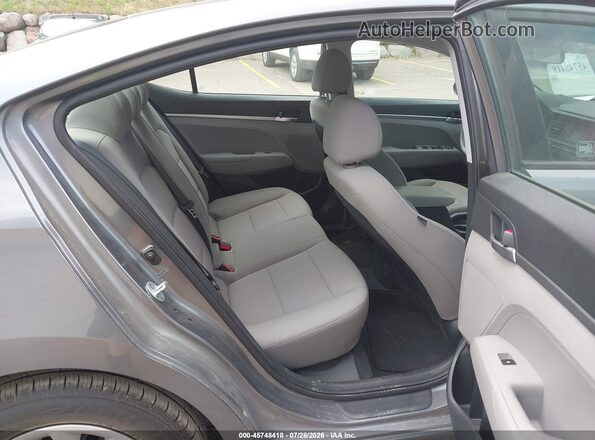 5NPD74LF6KH491877 2019 HYUNDAI ELANTRA Gray VIN կոդի պիտակի տեսք