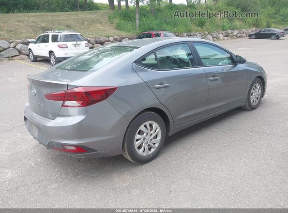 5NPD74LF6KH491877 2019 HYUNDAI ELANTRA Gray Հետևի աջ