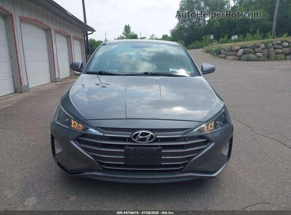 5NPD74LF6KH491877 2019 HYUNDAI ELANTRA Gray Սարքավորումների վահանակի տեսք