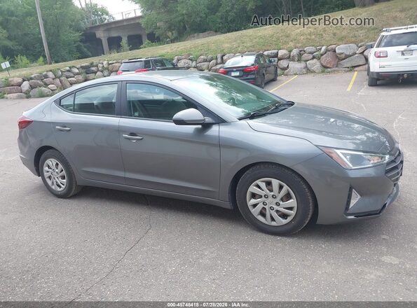 5NPD74LF6KH491877 2019 HYUNDAI ELANTRA Gray Սալոնի հետևի տեսք