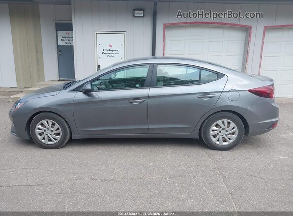 5NPD74LF6KH491877 2019 HYUNDAI ELANTRA Gray Սալոնի 360 աստիճան տեսք